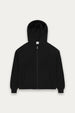 KNITTED ZIP HOODIE