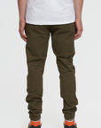 MIDWEIGHT CHINO JOGGER - Med. Olive