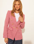 LAURENT HOUNDSTOOTH BLAZER