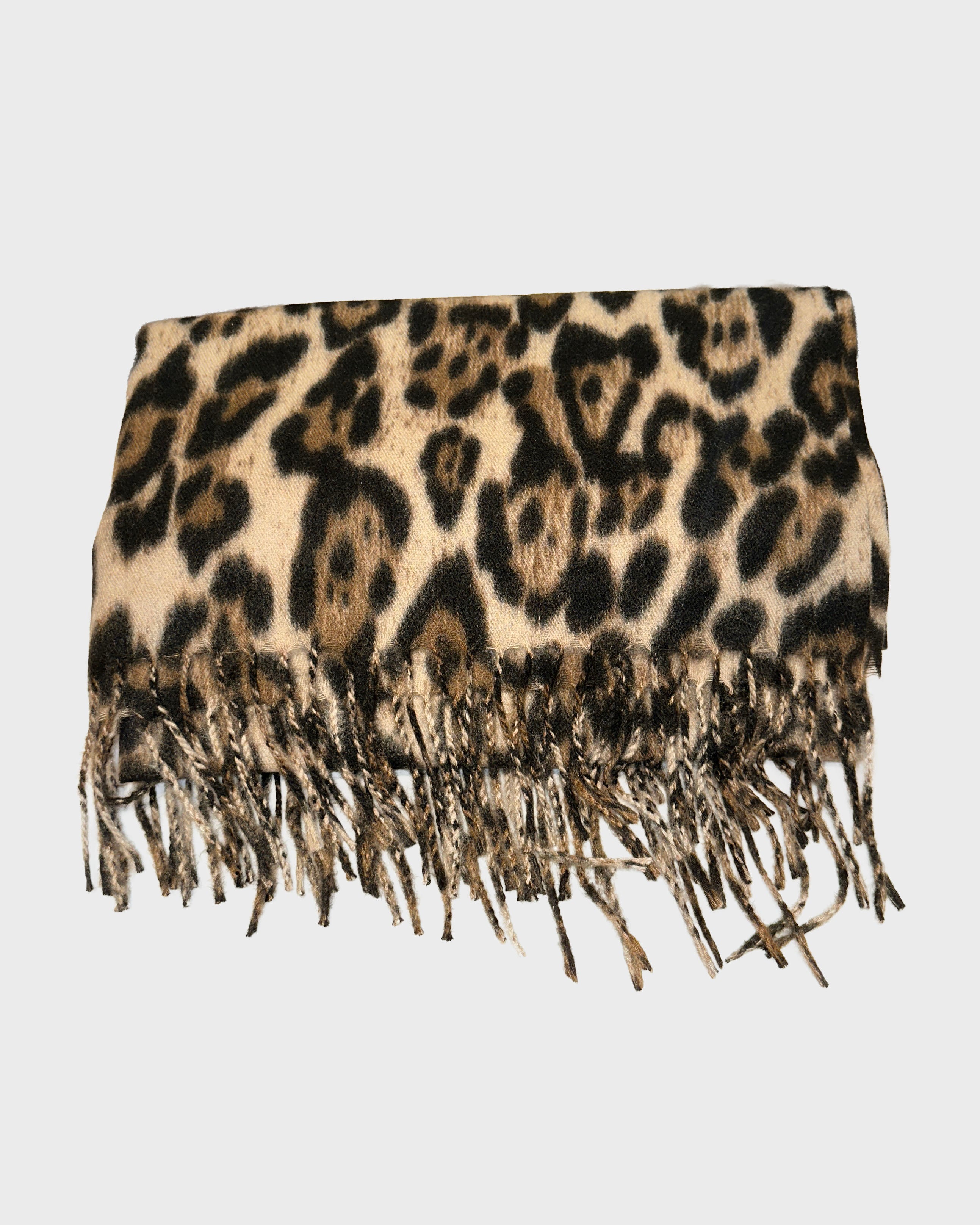 LEOPARD CASHMERE PASHMINA