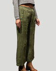 LOLA WOVEN LINEN PANT