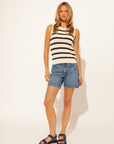 LYNX STRIPED KNIT TANK