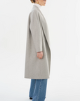 THARA SHAWL COLLAR DOUBLE FACE WOOL COAT