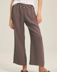 LOLA WOVEN LINEN PANT