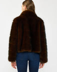 FAUX FUR CROP JACKET