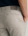 NOAH BEIGE STRIPE SHORTS