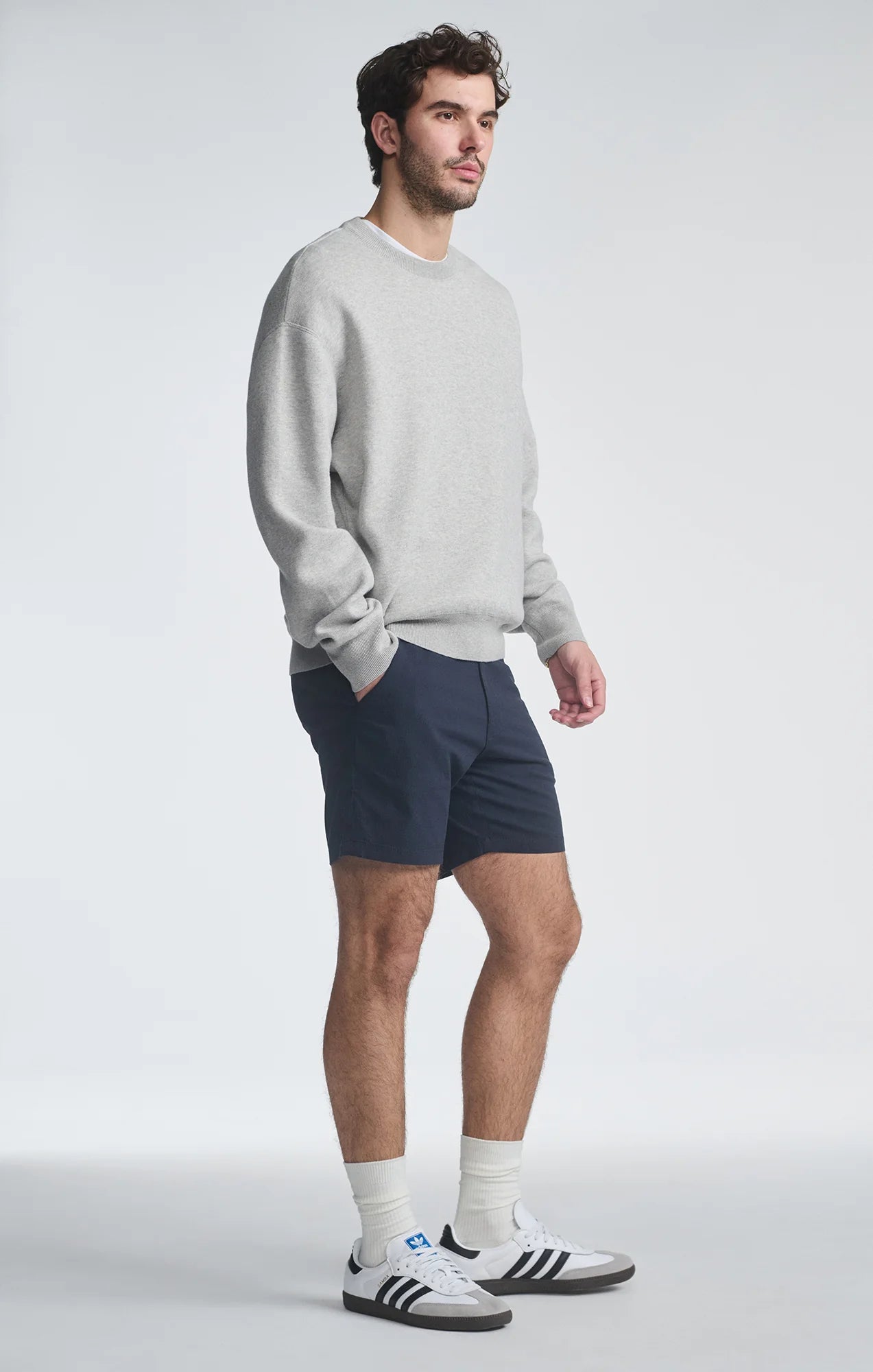 NATE NAVY SEERSUCKER SHORTS