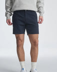 NATE NAVY SEERSUCKER SHORTS