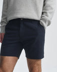 NATE NAVY SEERSUCKER SHORTS