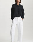 VINNIE WHITE CASUAL TWILL PANT