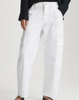 VINNIE WHITE CASUAL TWILL PANT