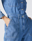 IDA LIGHT BLUE DENIM LONG SLEEVE JUMPSUIT