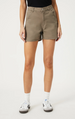 KYLIE VETIVER LUXE TWILL SHORTS