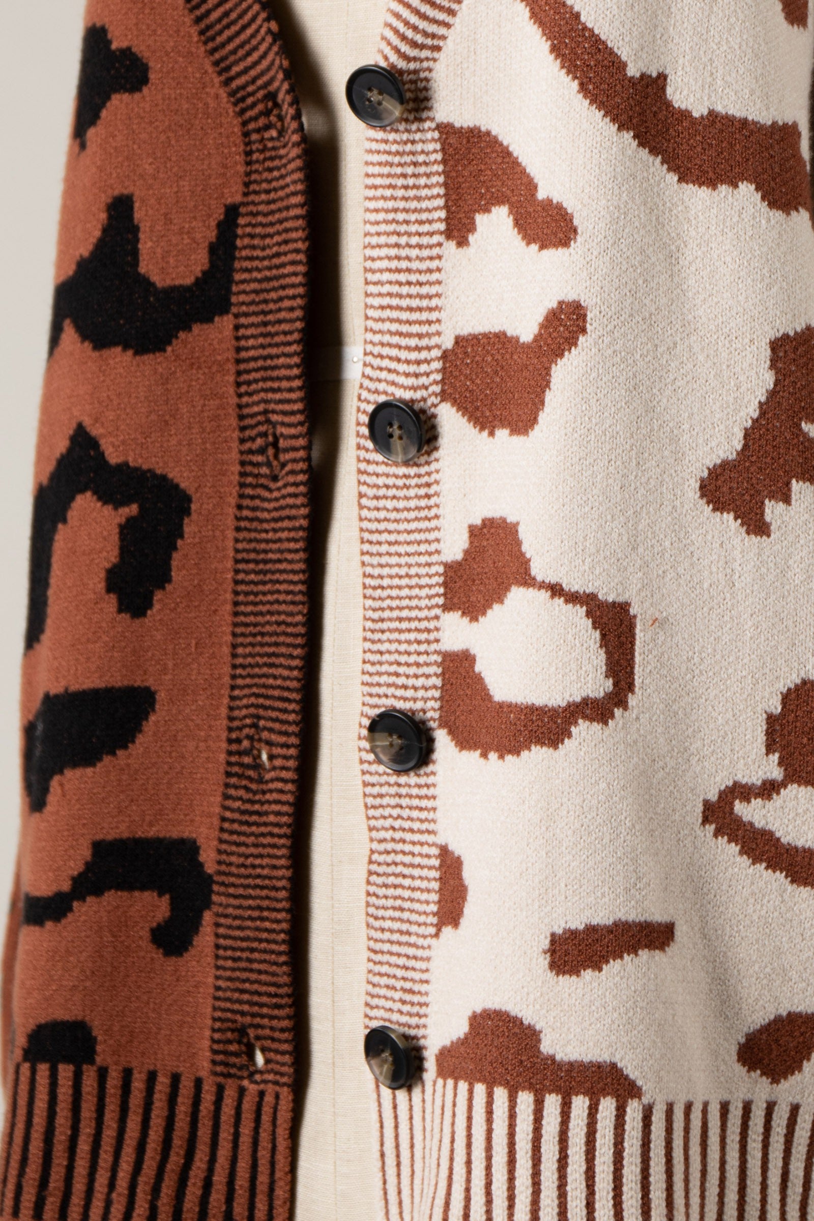 トップス 24SS LEOPARD MOHAIR CARDIGAN LEOPARD HEAVY MOHAIR BLEND CARDIGAN 24FW-WMK-KN10(M24DG005