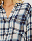 MALIN MIDNIGHT PLAID SHIRT