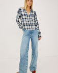 MALIN MIDNIGHT PLAID SHIRT