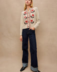MAVIE FLORAL CARDI