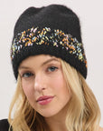 FLECKED BORDER BEANIE