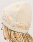 FLECKED BORDER BEANIE