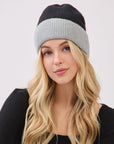 COLOUR BLOCK TOQUE