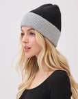 COLOUR BLOCK TOQUE