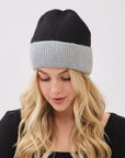 COLOUR BLOCK TOQUE
