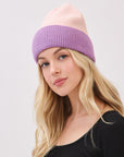 COLOUR BLOCK TOQUE