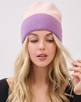 COLOUR BLOCK TOQUE