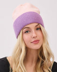 COLOUR BLOCK TOQUE