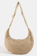 KNOT STRAP MESH CRESCENT BAG