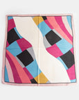 ABSTRACT STRIPE SQUARE SCARF