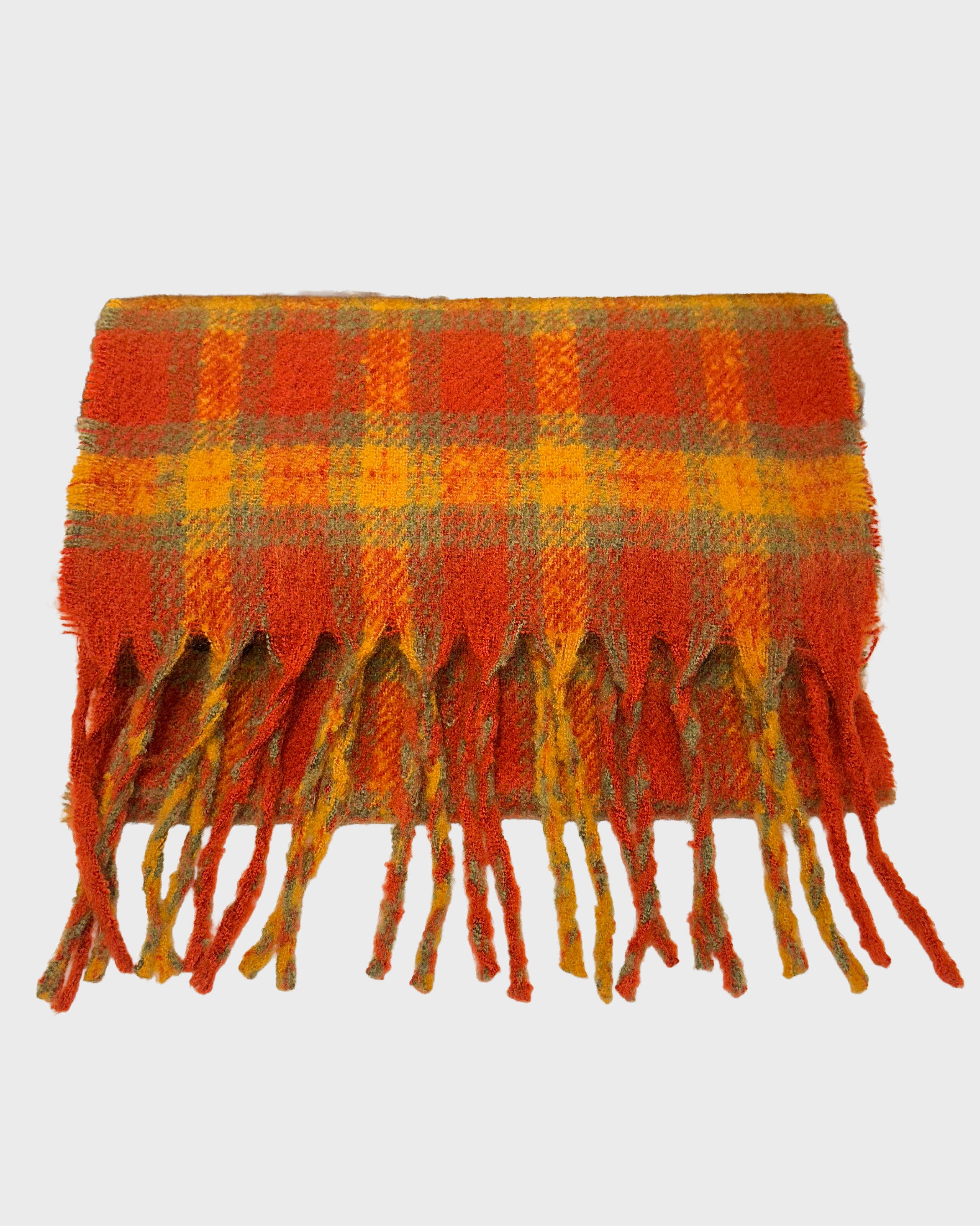 PLUSH TARTAN SCARF