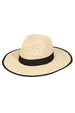 RIBBON BAND STRAW HAT