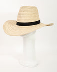 BANDED STRAW HAT