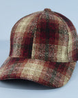 PLAID BALL CAP