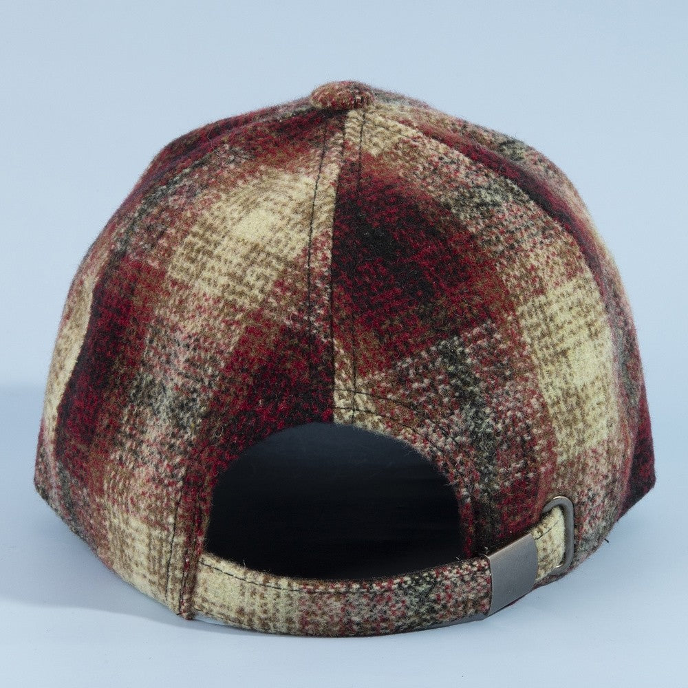 PLAID BALL CAP
