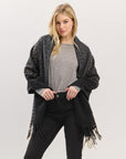TUFTED LINES SCARF