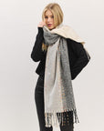 TUFTED LINES SCARF