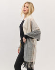 TUFTED LINES SCARF