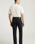 MARCUS SLIM STRAIGHT PANT IN NAVY HERRINGBONE