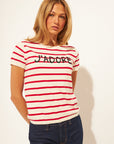 NICOLAS J'ADORE SHORT SLEEVE KNIT TOP