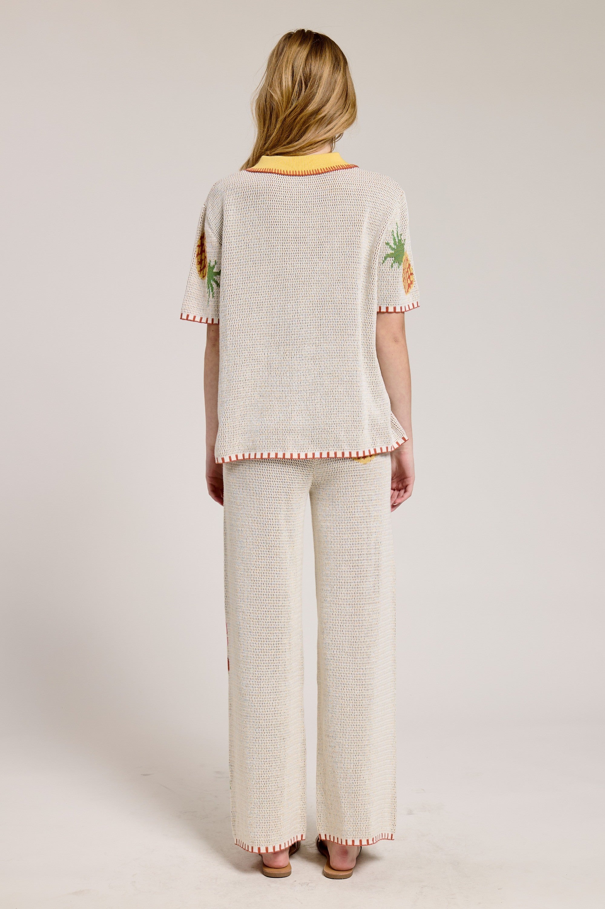 FLAMINGO KNIT POLO