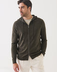 14GG XFINE MERINO ZIP UP HOODIE