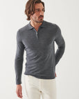 14GG MERINO 1/4 ZIP POLO