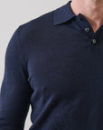 EXTRAFINE MERINO BUTTON POLO