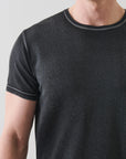 SHORT SLEEVE PIMA COTTON STRETCH VINTAGE WASH CREW TEE