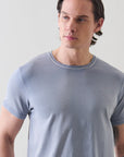 SHORT SLEEVE PIMA COTTON STRETCH VINTAGE WASH CREW TEE