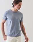 SHORT SLEEVE PIMA COTTON STRETCH VINTAGE WASH CREW TEE