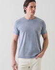 SHORT SLEEVE PIMA COTTON STRETCH VINTAGE WASH CREW TEE