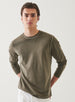 LONG SLEEVE PIMA VINTAGE CREW TEE